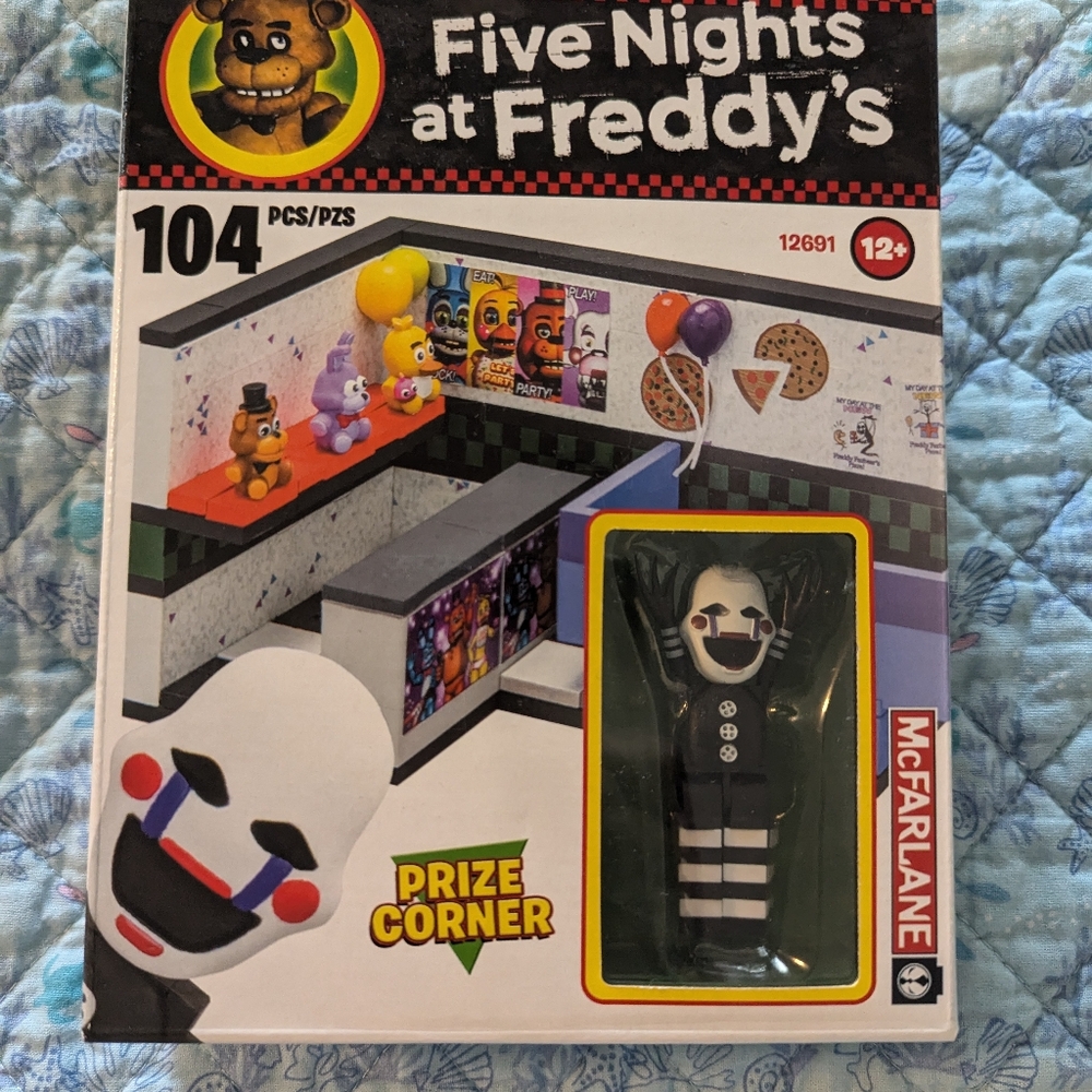 Five Nights At Freddy’s Prize Corner 12691 Construction Building Set Marionette